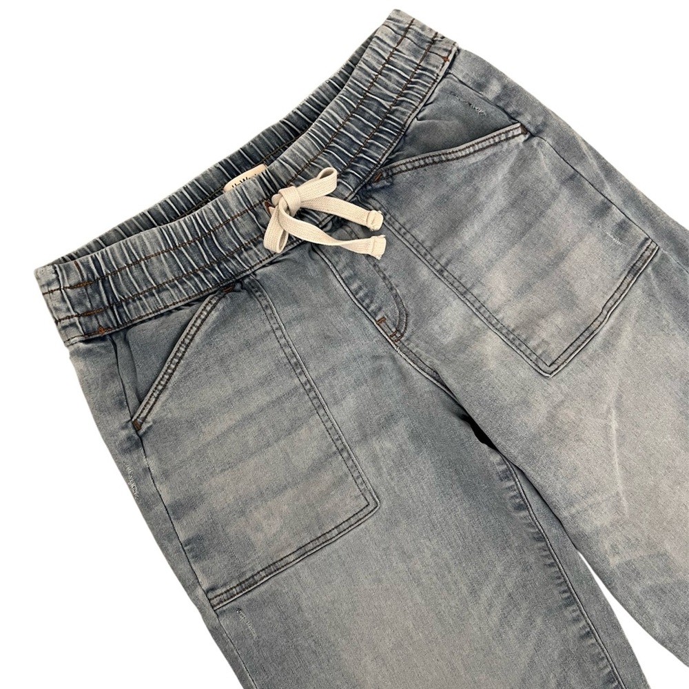 UpWest womens Blue Elastic Waist Jeans